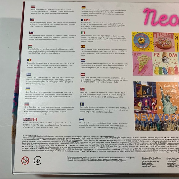 1000 piece Trefl super cats Neon color line puzzle - Picture 12 of 12